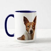 Basenji gepersonaliseerde mok (Links)