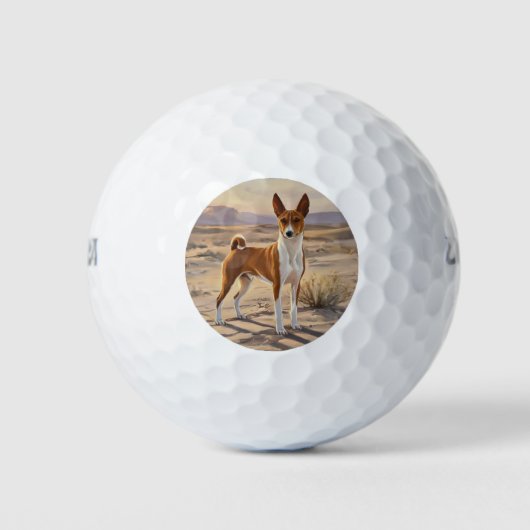 Basenji Golfballen (Voorkant)