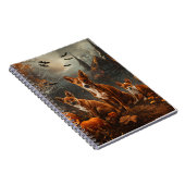 Basenji Halloween Nacht Doggy Delight Notitieboek (Rechterzijde)