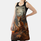 Basenji Halloween Nacht Doggy Delight Schort (Insitu)