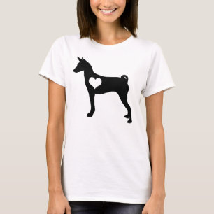 Basenji Heart T-Shirt