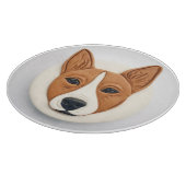 Basenji Hond 3D Geïnspireerd Snijplank (Hoek)