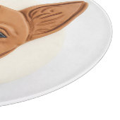 Basenji Hond 3D Geïnspireerd Snijplank (Hoek)