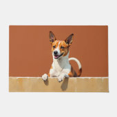 Basenji Hond Deurmat Kunst (Voorkant)