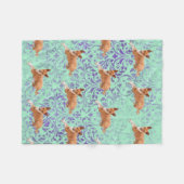 Basenji hond  fleece deken (Voorkant (Horizontaal))