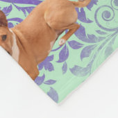 Basenji hond  fleece deken (Hoek)