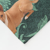 Basenji hond  fleece deken (Hoek)