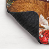 Basenji-hond Kerstmis Festiviteit Muismat (Hoek)