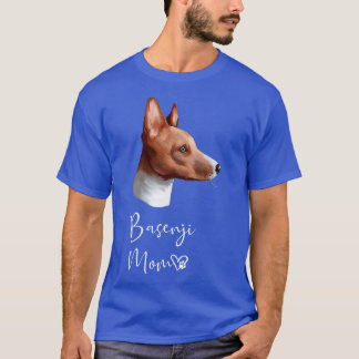 Basenji-hond Moeder Cute Puppy-hondeneigenaar T-shirt