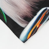 Basenji-hond rijdt op fiets St. Patrick's Day Fleece Deken (Hoek)