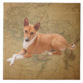 Basenji hond tegeltje (Voorkant)