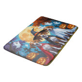 Basenji Honden Pompoen Halloween Grappig Badmat (Gekanteld)