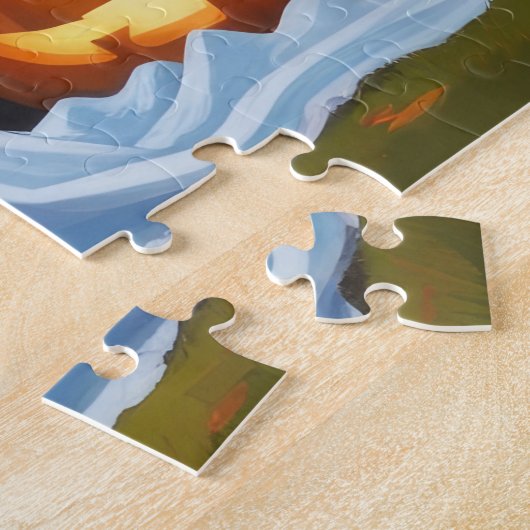 Basenji Honden Pompoen Halloween Grappig Legpuzzel (Zijkant)