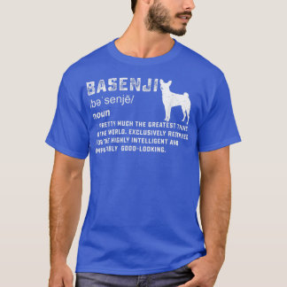 Basenji-hondeneigenaar grappige dierenliefhebber g t-shirt