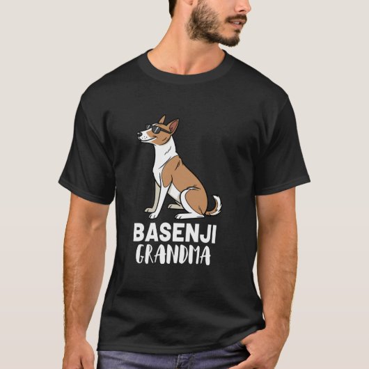 Basenji-hondeneigenares oma t-shirt (Voorkant)