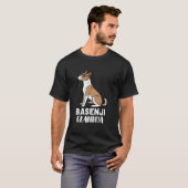 Basenji-hondeneigenares oma t-shirt (Voorkant volledig)