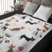 Basenji Hondenliefhebber Brindle Red White Tri Fleece Deken