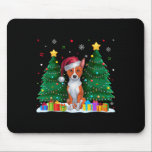 Basenji Hondenliefhebbers Santa Hat Ugly Christmas Muismat<br><div class="desc">Basenji Hondenliefhebbers Santa Hat Lelijke Kersttrui</div>