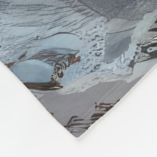 Basenji Hondenrit Motorfiets Kerstmis Fleece Deken (Hoek)