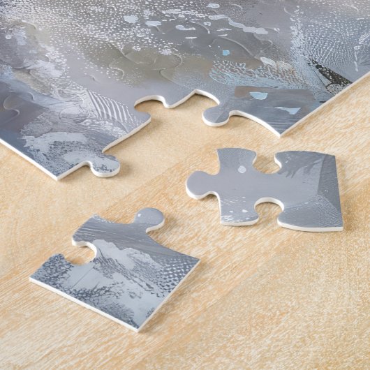 Basenji Hondenrit Motorfiets Kerstmis Legpuzzel (Zijkant)