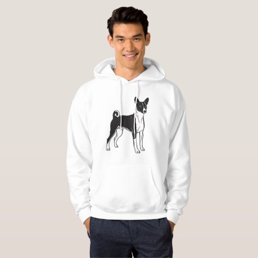 Basenji Hoodie (Voorkant volledig)