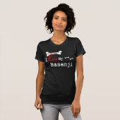Basenji (I Love) Apparel T-shirt (Voorkant volledig)