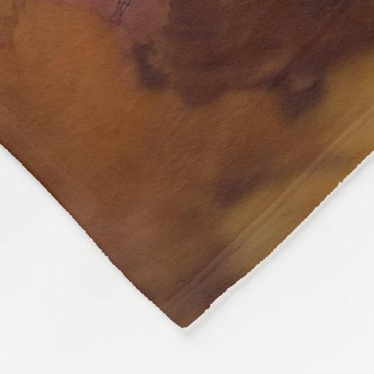 Basenji in Herfst laat Herfst inspireren Fleece Deken (Hoek)