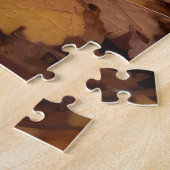 Basenji in Herfst laat Herfst inspireren Legpuzzel (Zijkant)