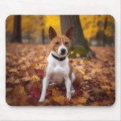 Basenji in Herfst laat Herfst inspireren Muismat (Voorkant)