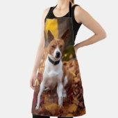 Basenji in Herfst laat Herfst inspireren Schort (Insitu)