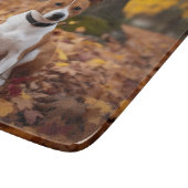 Basenji in Herfst laat Herfst inspireren Snijplank (Hoek)