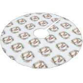 Basenji Kerstkrans feestelijke pup Kerstboom Rok (Gekanteld)