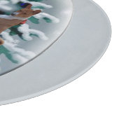 Basenji Kerstmis Snijplank (Hoek)