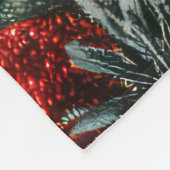 Basenji Kerstvakantie Fleece Deken (Hoek)