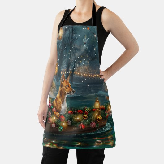 Basenji Kerstvakantie Schort (Insitu)