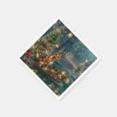 Basenji Kerstvakantie Servet (Hoek)