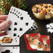Basenji-kleurenblok afspeelkaarten pokerkaarten (Insitu)