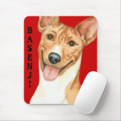 Basenji-kleurenblok Muismat (Met muis)
