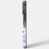 Basenji laat het sneeuwen Kerstmis Case-Mate iPhone Case (Achterkant / Links)