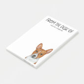 Basenji liefhebber post-it® notes (Schuin)