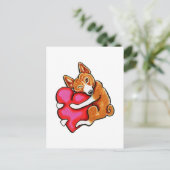 Basenji Love Briefkaart (Staand voorkant)