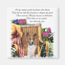 Basenji Lovers Art Gifts Magneet