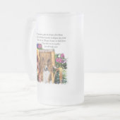 Basenji Lovers Art Gifts Matglas Bierpul (Voorkant links)