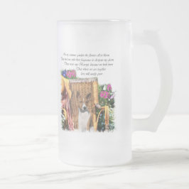 Basenji Lovers Art Gifts Matglas Bierpul