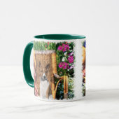 Basenji Lovers Art Gifts Mok (Voorkant links)