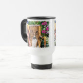 Basenji Lovers Art Gifts Reisbeker (Voorkant links)