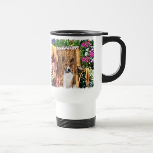 Basenji Lovers Art Gifts Reisbeker (Rechts)