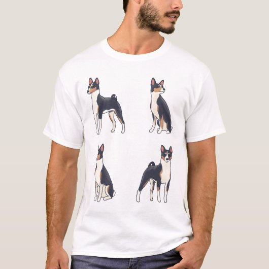 Basenji Magic T-shirt (Voorkant)