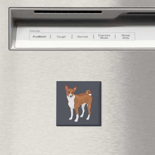 Basenji Magneet (Insitu (Vaatwasser))