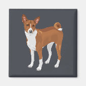 Basenji Magneet (Voorkant)